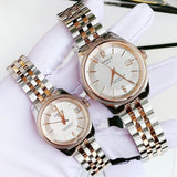 Tissot Ballade Powermatic 80 Mother of Pearl Silver Dial Two Tone Steel Strap Watch For Women - T108.208.22.117.00