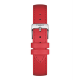 Tissot Bella Ora Round White Dial Black Leather Strap Watch For Women - T103.210.16.018.00