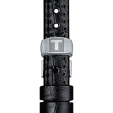 Tissot Bellissima Small Lady Silver Dial Black Leather Strap Watch For Women - T126.010.16.013.00