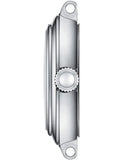 Tissot Bellissima Small Lady Silver Dial Black Leather Strap Watch For Women - T126.010.16.013.00