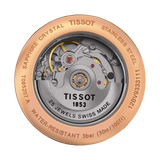 Tissot Carson Automatic White Dial Brown Leather Strap Watch For Women - T085.207.36.011.00