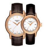 Tissot Carson Lady Steel Quartz Brown Leather Strap Watch For Women - T085.210.36.011.00
