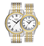 Tissot Carson Lady White Dial Two Tone Steel Strap Watch For Women - T085.210.22.013.00