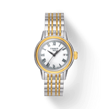 Tissot Carson Lady White Dial Two Tone Steel Strap Watch For Women - T085.210.22.013.00