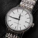Tissot Carson Powermatic 80 Silver Dial Silver Steel Strap Watch For Men - T085.407.11.011.00