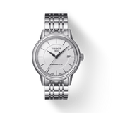 Tissot Carson Powermatic 80 Silver Dial Silver Steel Strap Watch For Men - T085.407.11.011.00