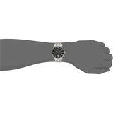 Tissot Carson Premium Black Dial Silver Steel Strap Watch For Men - T122.410.11.053.00