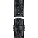 Tissot Carson Premium Chronograph Black Dial Black Leather Strap Watch For Men - T122.417.16.051.00