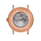 Tissot Carson Premium Powermatic 80 White Dial Brown Leather Strap Watch For Men - T122.407.36.031.00