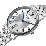 Tissot Carson Premium Silver Dial Silver Steel Strap Watch For Men - T122.410.11.033.00