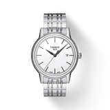 Tissot Carson Steel White Dial Silver Steel Strap Watch For Men - T085.410.11.011.00