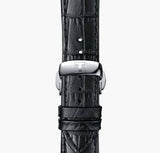 Tissot Chemin Des Tourelles Powermatic 80 Black Dial Black Leather Strap Watch For Men - T099.407.16.058.00