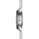 Tissot Chemin Des Tourelles Powermatic 80 Lady White Dial White Leather Strap Watch For Women - T099.207.16.116.00