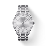 Tissot Chemin Des Tourelles Powermatic 80 Silver Dial Silver Steel Strap Watch For Men - T099.407.11.038.00