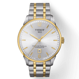 Tissot Chemin Des Tourelles Powermatic 80 Silver Dial Two Tone Steel Strap Watch For Men - T099.407.22.037.00