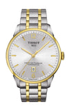 Tissot Chemin Des Tourelles Powermatic 80 Silver Dial Two Tone Steel Strap Watch For Men - T099.407.22.037.00