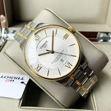 Tissot Chemin des Tourelles Powermatic 80 Silver Dial Two Tone Steel Strap Watch for Men - T099.407.22.038.02