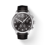 Tissot Chrono XL Classic Black Dial Black Leather Strap Watch For Men - T116.617.16.057.00