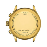 Tissot Chrono XL Classic Black Dial Gold Steel Strap Watch for Men - T116.617.33.051.00