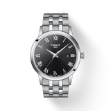 Tissot Classic Dream Black Dial Silver Steel Strap Watch For Men - T129.410.11.053.00