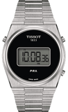 Tissot Digital Quartz Black Dial Silver Steel Strap Watch for Men - T137.463.11.050.00