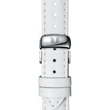Tissot Dressport Chronograph Mother of Pearl Dial White Leather Strap Watch for Women - T050.217.17.117.00
