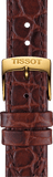 Tissot Everytime Desire Small White Dial Maroon Leather Strap Watch For Women - T109.210.36.031.00