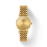 Tissot Everytime Lady Gold Dial Gold Mesh Bracelet Watch for Women - T143.210.33.021.00