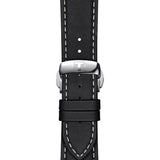 Tissot Gentleman Black Dial Black Leather Strap Watch For Men - T127.410.16.051.00