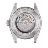 Tissot Gentleman Powermatic 80 Silicium Black Dial Silver Steel Strap Watch For Men - T127.407.11.051.00