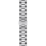 Tissot Gentleman Powermatic 80 Silicium Ice Blue Silver Steel Strap Watch For Men - T127.407.11.351.00