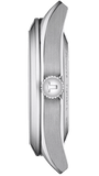 Tissot Gentleman Powermatic 80 Silicium Ice Blue Silver Steel Strap Watch For Men - T127.407.11.351.00