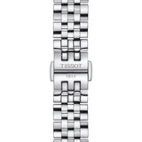 Tissot Le Locle Automatic Diamonds Mother of Pearl Black Dial Silver Steel Strap Watch For Women - T006.207.11.126.00