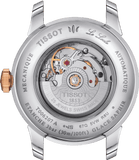 Tissot Le Locle Automatic Diamonds Mother of Pearl Black Dial Silver Steel Strap Watch For Women - T006.207.11.126.00