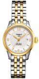 Tissot Le Locle Automatic Small Lady White Dial Two Tone Steel Strap Watch For Women - T41.2.183.34