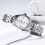 Tissot Le Locle Small Automatic Silver Dial Silver Steel Strap Watch For Women - T41.1.183.33