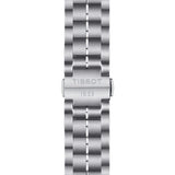 Tissot Luxury Powermatic 80 Blue Dial Silver Steel Strap Watch For Men - T086.407.11.047.00