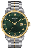 Tissot Luxury Powermatic 80 Green Dial Silver Steel Strap Watch For Men - T086.407.22.097.00