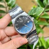 Tissot Powermatic 80 Automatic Gradient Blue Dial Silver Steel Strap Watch for Men - T137.407.11.051.01