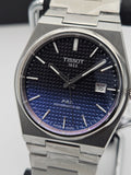 Tissot Powermatic 80 Automatic Gradient Blue Dial Silver Steel Strap Watch for Men - T137.407.11.051.01
