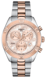 Tissot PR 100 Sport Chic Chronograph Mother of Pearl Dial Two Tone Steel Strap Watch for Women - T101.917.22.151.00