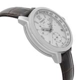 Tissot PRC 200 Chronograph Silver Dial Brown Leather Strap Watch For Men - T055.417.16.037.00