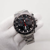 Tissot PRS 200 Chronograph Grey Dial Silver Steel Strap Watch For Men - T067.417.21.051.00