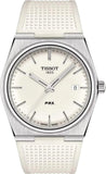Tissot PRX 40 White Dial White Rubber Strap Watch For Men -  T137.410.17.011.00