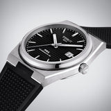 Tissot PRX Black Dial Black Rubber Strap Watch For Men - T137.410.17.051.00