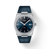 Tissot PRX Blue Dial Blue Leather Strap Watch for Men - T137.410.16.041.00