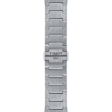 Tissot PRX Powermatic 80 Automatic 18K Gold Blue Dial Silver Steel Strap Watch for Men - T931.407.41.041.00
