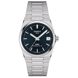 Tissot PRX Powermatic 80 Blue Dial Silver Steel Strap Watch for Men - T137.207.11.041.00