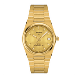 Tissot PRX Powermatic 80 Gold Dial Gold Steel Strap Watch for Men - T137.207.33.021.00