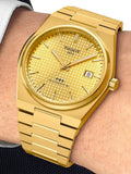 Tissot PRX Powermatic 80 Gold Dial Gold Steel Strap Watch for Men - T137.407.33.021.00